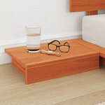 vidaXL Cadre de lit Marron 90 x 190 cm bois
