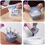 vidaXL Absorbeurs d'humidité avec sacs de recharge 4 Pièces 450 g