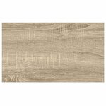 vidaXL Étagère murale flottante chêne et blanc 50x23x3 8 cm MDF