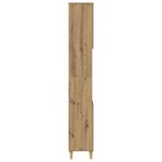 vidaXL Armoire de salle de bain chêne artisanal 30x30x190 cm