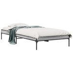 vidaXL Cadre de lit Sonoma gris 80 x 200 cm Bois d'ingénierie