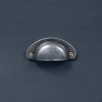 vidaXL Buffet Hill Gris 125x40x80 cm Bois de pin solide