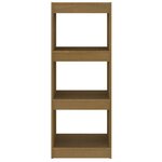 vidaXL Bibliothèque/Séparateur de pièce Marron miel 40x30x103 5 cm Pin