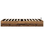 vidaXL Cadre de lit ottoman Bois ancien 193 x 120 x 25 cm