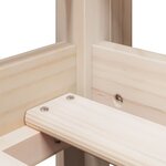 vidaXL Lit superposé avec échelle et toit sans matelas 80x200 cm