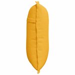 vidaXL Coussin de Dos Jaune clair 50 x 45 cm Tissu en velours côtelé