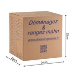 Kit Déménagement T3 - Pack Cartons et Fournitures pour Logement 3 Pièces - Fabriqué en France - Prêt à l'Emploi