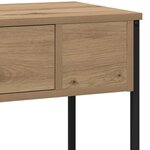 vidaXL Table console Other chêne artisanal 100 x 34.5 x 75 cm