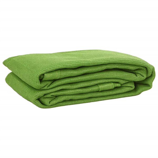 vidaXL Tapis de tente vert clair 400x700 cm PEHD