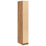 vidaXL Garde-robe chêne artisanal 30x50x200 cm bois d'ingénierie