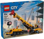 LEGO City - Grue de Chantier Mobile Jaune 60409 pour Enfants de 9 Ans et Plus
