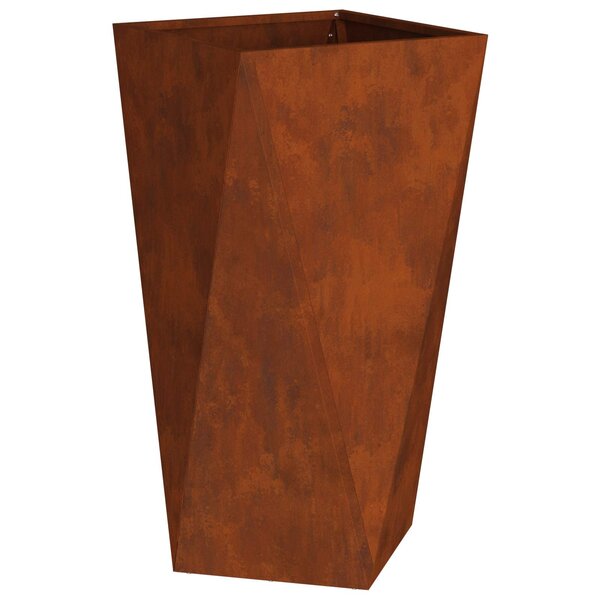 vidaXL Jardinière Rouillé 40 x 40 x 75 cm