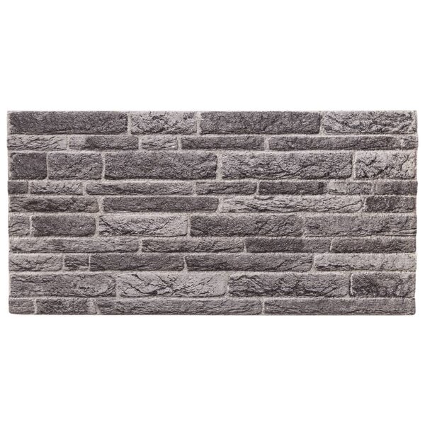 vidaXL Panneaux muraux 3D 10 Pièces anthracite 100x50 cm EPS