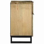 vidaXL Cabinet de chevet avec tiroir Marron 50 x 33 x 60 cm