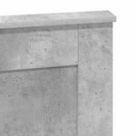 vidaXL Tête de lit Gris béton 120 cm Bois d'ingénierie