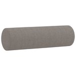 vidaXL Ensemble de canapés 2 Pièces avec coussins taupe tissu