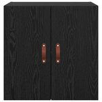 vidaXL Meuble mural Chêne noir 60 x 31 x 60 cm Bois d'ingénierie