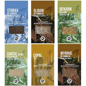 Coffret de Résines Les Encens du Monde