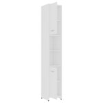 vidaXL Ensemble de meubles de bain 3 Pièces Blanc Bois d'ingénierie