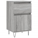 vidaXL Buffet sonoma gris 40x35x70 cm bois d'ingénierie