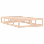 vidaXL Cadre de lit sans matelas 100x200 cm bois massif