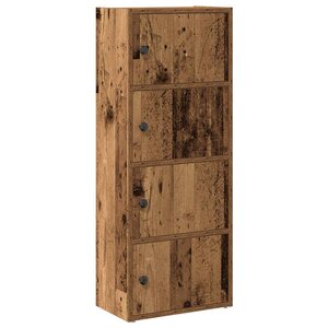 vidaXL Bibliothèque vieux bois 40x24x102 cm bois d'ingénierie
