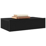 vidaXL Meubles TV avec éclairage LED 2 pièces Chêne noir 60 x 35 x 15 5 cm