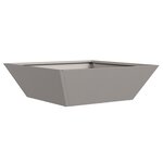 vidaXL Jardinière Bowl 50x50x15 cm en acier corten