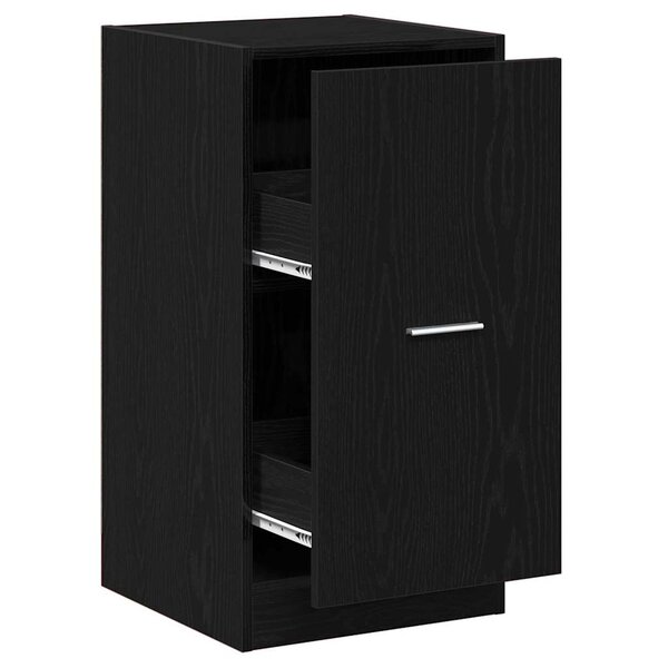 vidaXL Cabinet de Pharmacie Chêne noir 40 x 41 x 77.5 cm