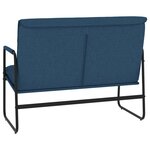 Banc banquette 100 x 64 x 80 cm tissu bleu 02_0010711