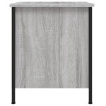 vidaXL Tables de chevet 2 Pièces sonoma gris 40x42x50cm bois d'ingénierie