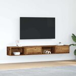 vidaXL Meubles TV 2 Pièces vieux bois 100x31x25 5 cm bois d'ingénierie
