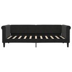 vidaXL Lit de repos sans matelas noir 90x190 cm velours