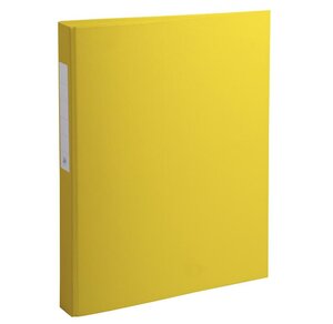 Classeur à anneaux, PP, 2 anneaux, A4, jaune EXACOMPTA