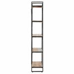 vidaXL Bibliothèque 5 niveaux 140x30x180cm Bois solide de récupération