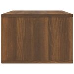 vidaXL Armoire TV suspendue Chêne marron 80x36x25 cm Bois d'ingénierie