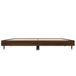 vidaXL Cadre de lit sans matelas chêne marron 120x190 cm