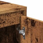 vidaXL Meuble TV vieux bois 102x37 5x52 5 cm bois d'ingénierie