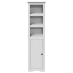 vidaXL Armoire de salle de bain BODO blanc 44x30x160 cm
