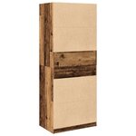 vidaXL Garde-robe vieux bois 80x50x200 cm bois d'ingénierie