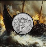 Pièce de monnaie en Argent 5 Dollars g 31.1 (1 oz) Millésime 2026 Legends SAVAGE VIKINGS