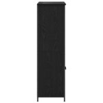 vidaXL Haut Armoire Chêne noir 62 x 36 x 121 5 cm Bois d'ingénierie