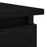 vidaXL Table console avec tiroirs noir 85 5x38 5x74 5 cm