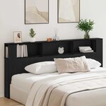 vidaXL Cabinet de Tête de Lit 220 x 18 5 x 104 5 cm Bois d'ingénierie