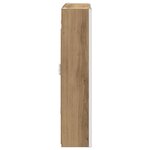 vidaXL Armoire Miroir de Salle de Bain Chêne artisan