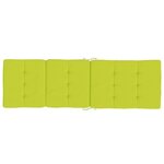 vidaXL Coussins de chaise longue lot de 2 vert vif tissu oxford