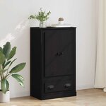 vidaXL Haut Armoire Chêne noir 60 x 35 5 x 103 5 cm Bois d'ingénierie