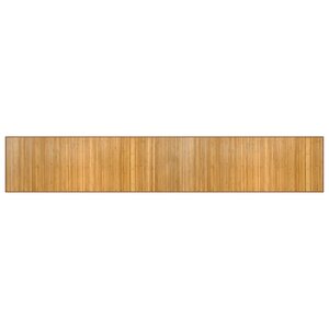vidaXL Tapis rectangulaire naturel 60x400 cm bambou