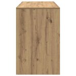 vidaXL Bureau chêne artisanal 101x50x76 5 cm bois d'ingénierie