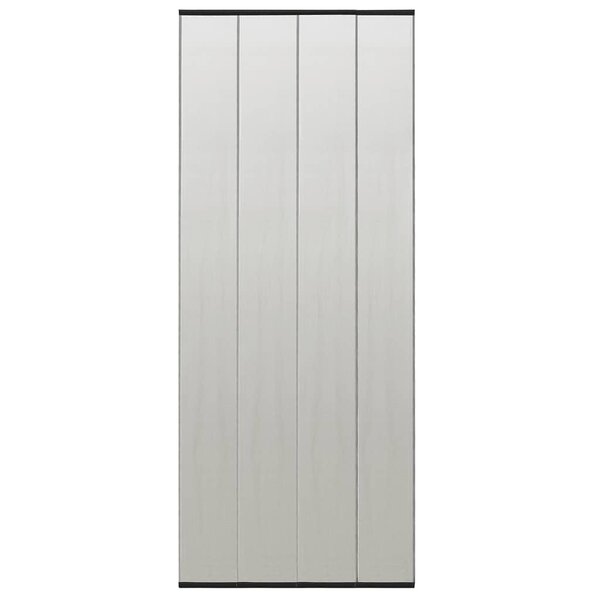 vidaXL Moustiquaire avec rideau en maille noir 100x220 cm polyester